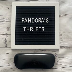 Coach Classic Black Eyeglass Holder Preowned